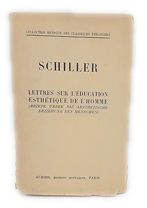 Seller image for Lettres sur l'ducation esthtique de l'homme / Briefe ber die esthetische Erziehung des Menschen for sale by Mimesis