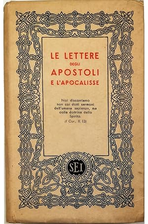 Immagine del venditore per Le Lettere degli Apostoli e l'Apocalisse Testo italiano con note venduto da Libreria Tara