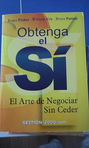Seller image for OBTENGA EL S. El arte de negociar sin ceder (Barcelona, 2002) for sale by Multilibro
