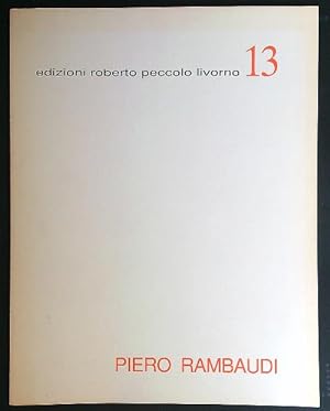 Bild des Verkufers fr Piero Rambaudi opere 1954-1964 zum Verkauf von Librodifaccia