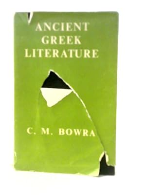 Imagen del vendedor de Ancient Greek Literature a la venta por World of Rare Books
