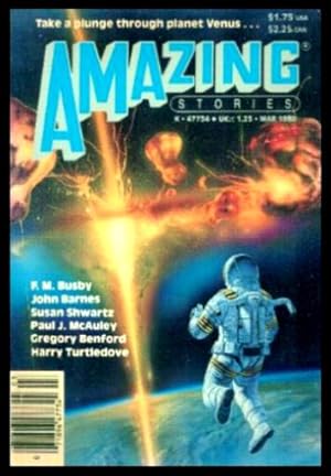 Bild des Verkufers fr AMAZING STORIES - March 1989 zum Verkauf von W. Fraser Sandercombe