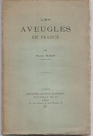 Les aveugles en France (1917)