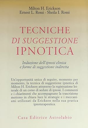 Immagine del venditore per TECNICHE DI SUGGESTIONE IPNOTICA venduto da libreria minerva