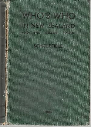 Who's Who in New Zealand and the Western Pacific 1925.