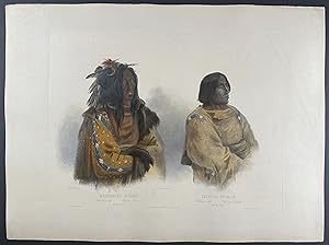 Mehkskeme-Sukahs (Blackfoot-chief), Tatsicki-Stomick (Piekann Chief)