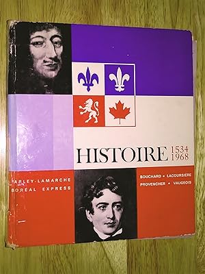 Bild des Verkufers fr Huistoire 1534-1968 zum Verkauf von Livresse