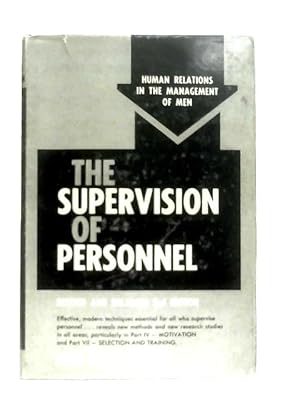 Imagen del vendedor de The Supervision of Personnel a la venta por World of Rare Books