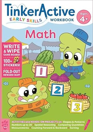 Seller image for TinkerActive Early Skills Math Workbook Ages 4+ (Paperback) for sale by Grand Eagle Retail