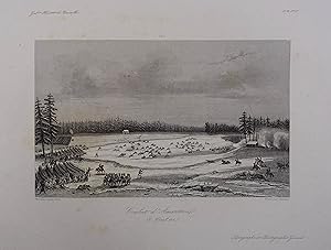 Combat d'Amstetten (6. Novemb. 1805.) Stahlstich von Chavane nach Simeon Fort aus Gavard "Galerie...