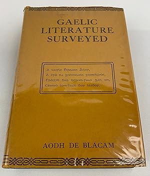 Immagine del venditore per Gaelic Literature Surveyed venduto da Gordon Kauffman, Bookseller, LLC