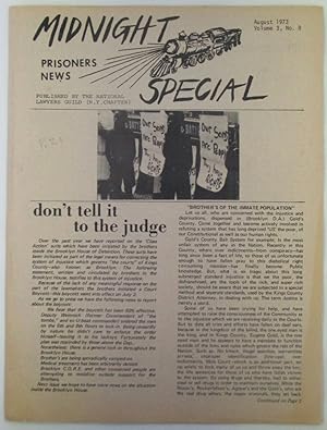 Midnight Special. Prisoner News. August 1973. Vol 3. No. 8