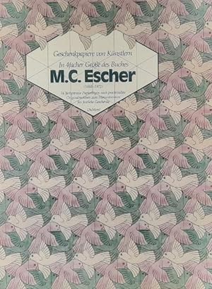 M.C. Escher (1898-1972). Geschenkpapiere von Künstlern. In 4facher Größe des Buches (16 farbgetre...