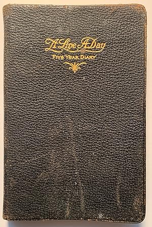 [Zane Grey] Line A Day Five Year Diary 1934-1939 Romer Zane Grey