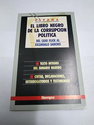 Imagen del vendedor de El libro negro de la corrupcin poltica a la venta por Libros Ambig