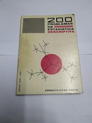 Bild des Verkufers fr 200 problemas de estadstica descriptiva zum Verkauf von Libros Ambig