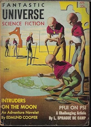 Bild des Verkufers fr FANTASTIC UNIVERSE: April. Apr. 1957 zum Verkauf von Books from the Crypt