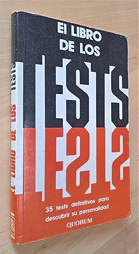 Seller image for El libro de los tests for sale by Llibres Bombeta