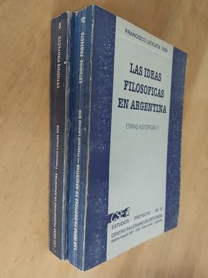 Imagen del vendedor de Las ideas filosoficas en Argentina. Etapas historicas. a la venta por International Book Hunting