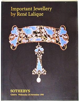 Important Jewellery By Rene Lalique the Property of the Minami Art Museum