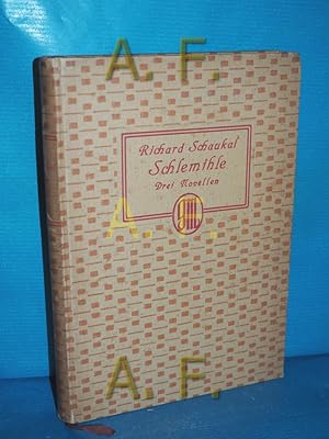 Seller image for Schlemihle, drei Novellen for sale by Antiquarische Fundgrube e.U.