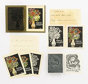 A small but comprehensive archive relating to bookplates designed by George Perrottet and Astra L...