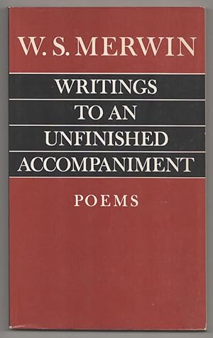 Seller image for Writings To An Unfinished Accompaniment for sale by Jeff Hirsch Books, ABAA