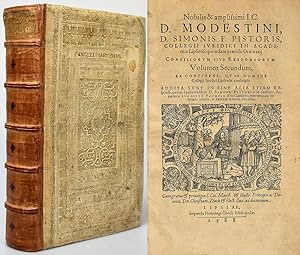 Nobilis & amplissimi I.C. D. Modestini, D. Simonis F. Pistoris, Collegii Iuridici In Academia Lip...