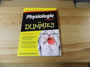 Seller image for Physiologie kompakt fr Dummies. ; berarbeitung von Susanne Katharina Hemschemeier for sale by Versandantiquariat Schfer