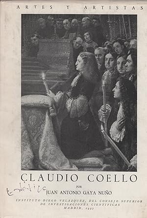 Seller image for Claudio Coello . for sale by Librera Astarloa