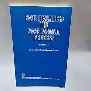 Imagen del vendedor de Case Research : The Case Writing Process a la venta por Cambridge Rare Books