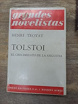 Seller image for Tolstoi, el crecimiento de la angustia for sale by Libros nicos