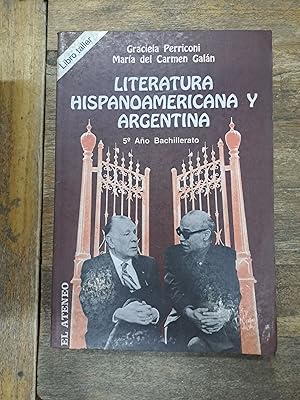 Seller image for Literatura hispanoamericana y argentina for sale by Libros nicos