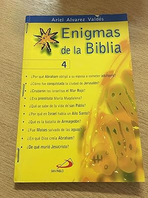 Imagen del vendedor de Enigmas de biblia 4 a la venta por Libros nicos