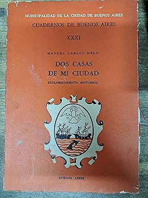 Seller image for Dos casas de mi ciudad for sale by Libros nicos