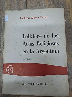 Seller image for Folklore de los Actos Religiosos en la Argentina for sale by Libros nicos