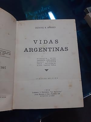 Imagen del vendedor de Vidas argentinas a la venta por Libros nicos