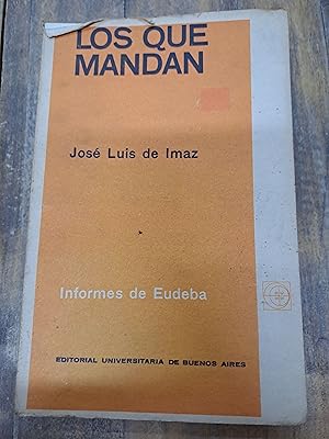 Seller image for Los que mandan for sale by Libros nicos