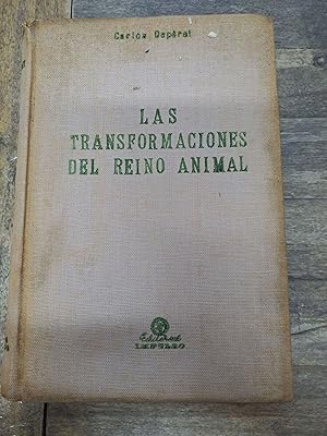 Imagen del vendedor de Las transformaciones del reino animal a la venta por Libros nicos