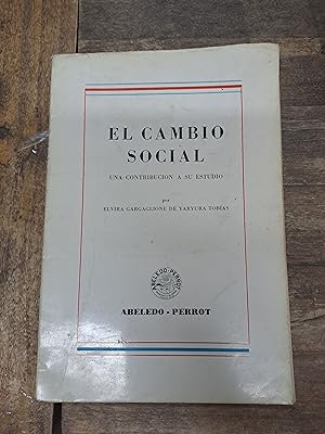 Seller image for El cambio social for sale by Libros nicos