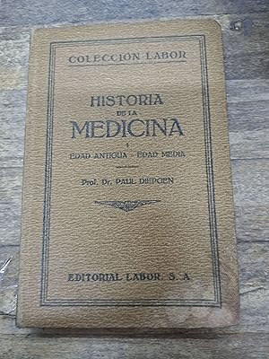 Seller image for Historia de la Medicina for sale by Libros nicos