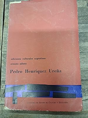 Immagine del venditore per Pedro Henriquez Urea venduto da Libros nicos