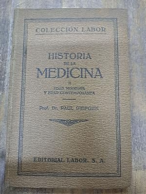 Immagine del venditore per Historia de la medicina II venduto da Libros nicos