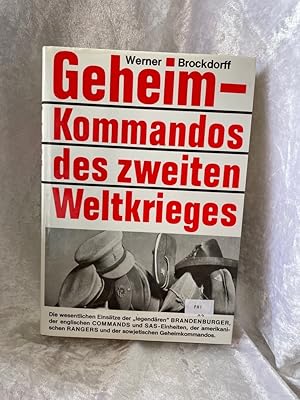Bild des Verkufers fr Geheimkommandos des Zweiten Weltkrieges zum Verkauf von Antiquariat Jochen Mohr -Books and Mohr-