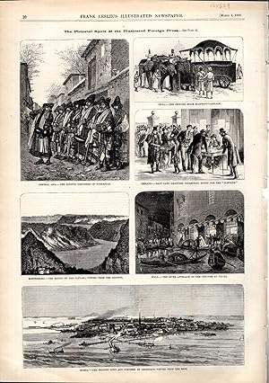 Seller image for ENGRAVING: "Central Asia--The Singing Dervishes of Turkestan".engraving from Frank Leslie's Illustrated Newspaper: March 4,1882 for sale by Dorley House Books, Inc.