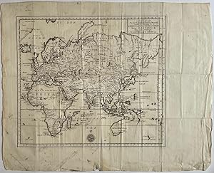 Seller image for [Cartography, Europe, Africa, Asia, Australia] Engraving I Nieuwe kaart van het Oostelykste Deel der Weereld, published 1755, 1 p. for sale by Antiquariaat Arine van der Steur / ILAB