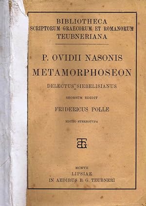 Bild des Verkufers fr Metamorphoseon Delectus Siebelisianus Seorsum Editit Fridericus Polle zum Verkauf von Biblioteca di Babele