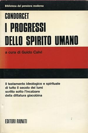 Bild des Verkufers fr Saggio di un quadro storico dei progressi dello spirito umano zum Verkauf von Studio Bibliografico Marini