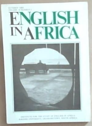 Seller image for ENGLISH IN AFRICA: October 1989 - Volume 16 Number 2 for sale by Chapter 1