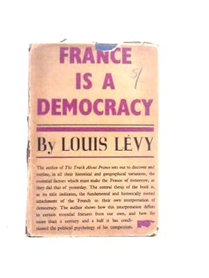 Seller image for France is a Democracy for sale by World of Rare Books